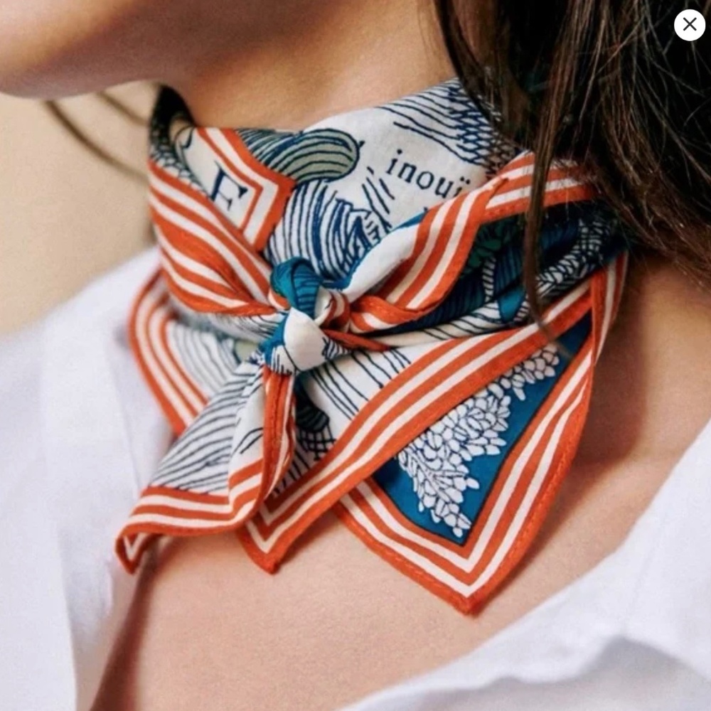 Sezane Limited Edition Scarf Inoui Editions NWT